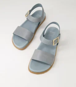 Hammil W Denim Leather Sandals