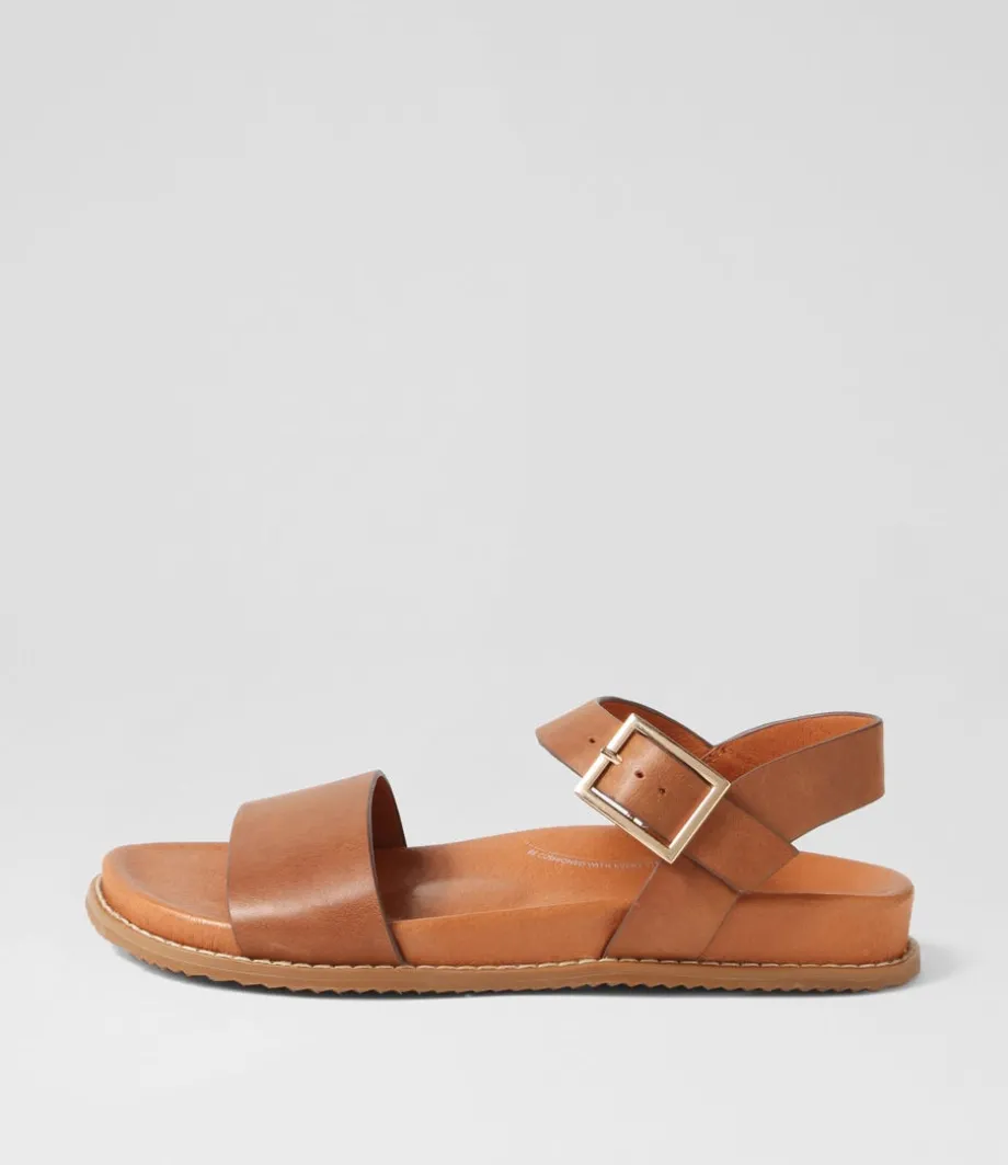 Hammil W Tan Leather Sandals