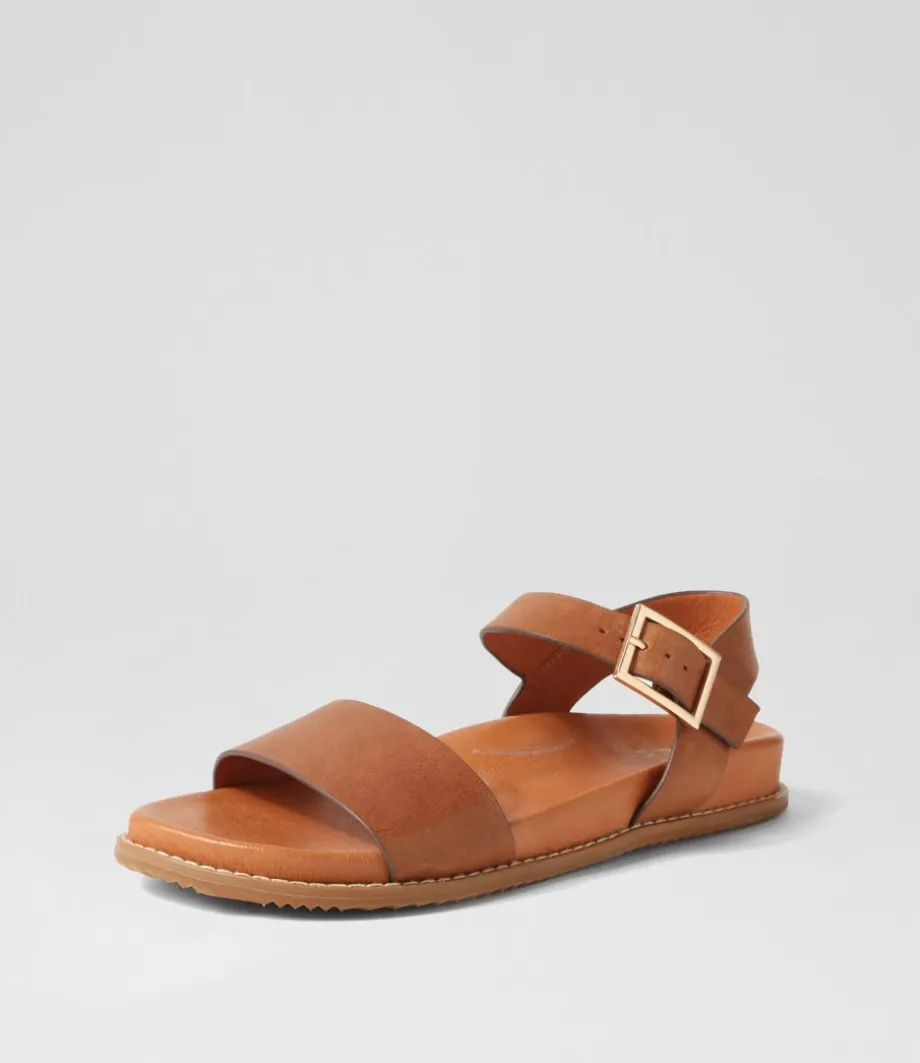Hammil W Tan Leather Sandals