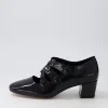 Hannon Black Patent Leather Heels