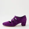 Hannon Purple Suede Heels