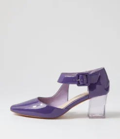 Happie Purple Patent Leather Heels