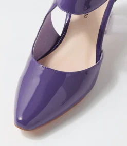 Happie Purple Patent Leather Heels