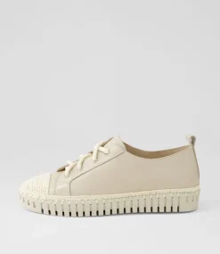 Harena Almond Leather Sneakers