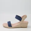 Havan Navy Weave Elastic Espadrilles