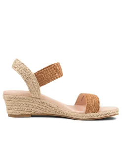 Havan Tan Weave Elastic Espadrilles