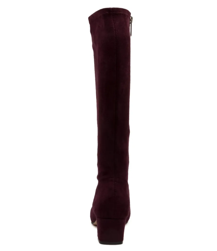 Hayleys Mulberry Stretch Microsuede