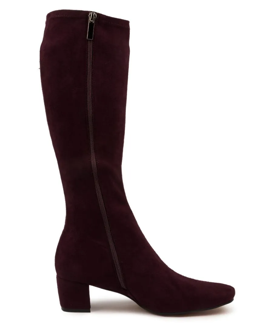Hayleys Mulberry Stretch Microsuede