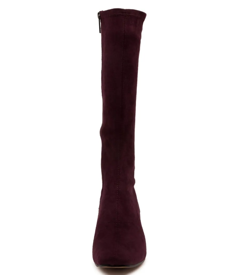 Hayleys Mulberry Stretch Microsuede