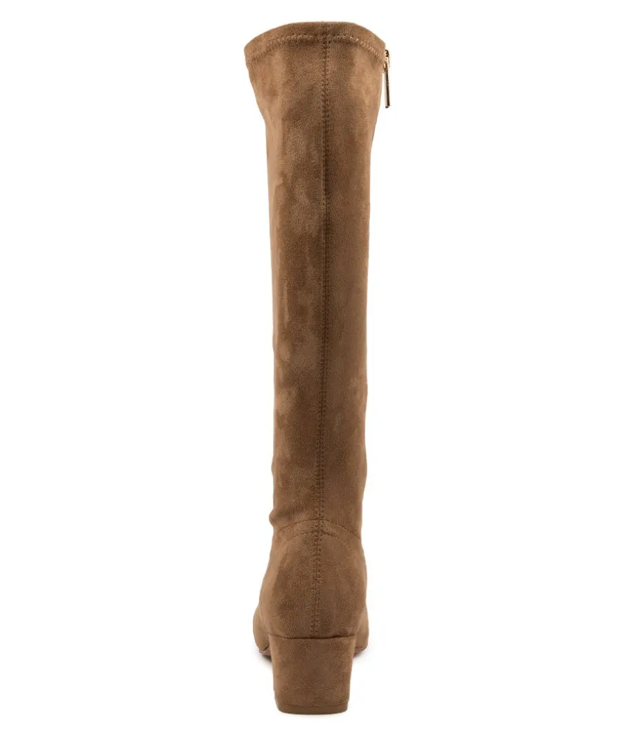 Hayleys Sand Stretch Microsuede