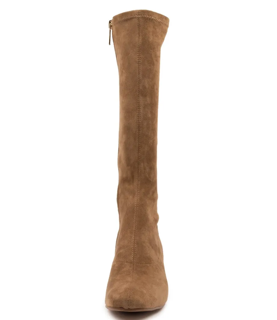 Hayleys Sand Stretch Microsuede