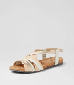Henriette 3 Beige Multi Leather Sandals