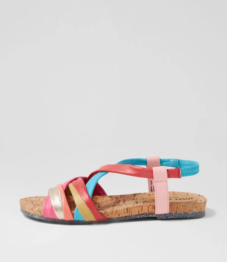 Henriette 3 Multicolor Leather Sandals