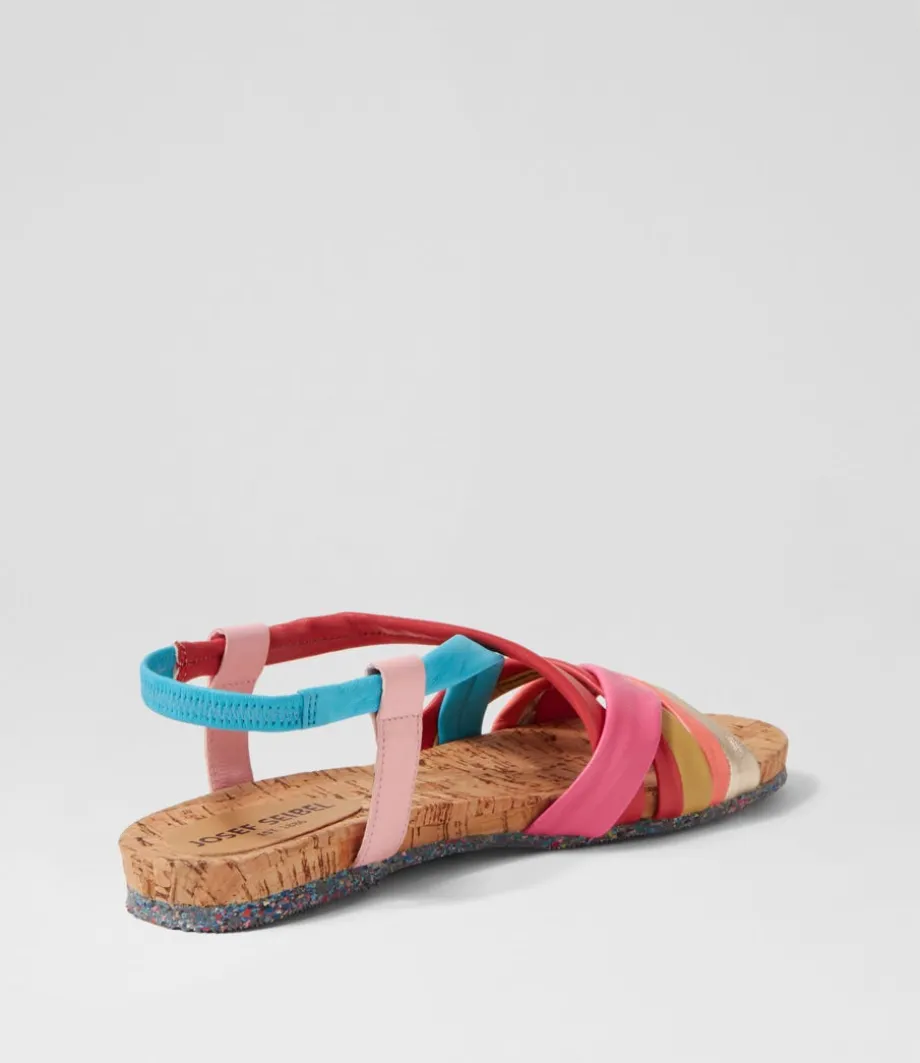 Henriette 3 Multicolor Leather Sandals