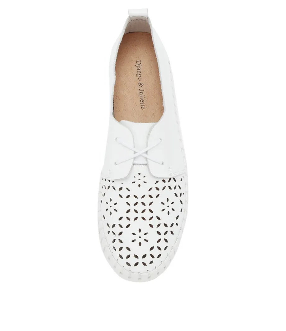 Hexter White Leather Sneakers Ws