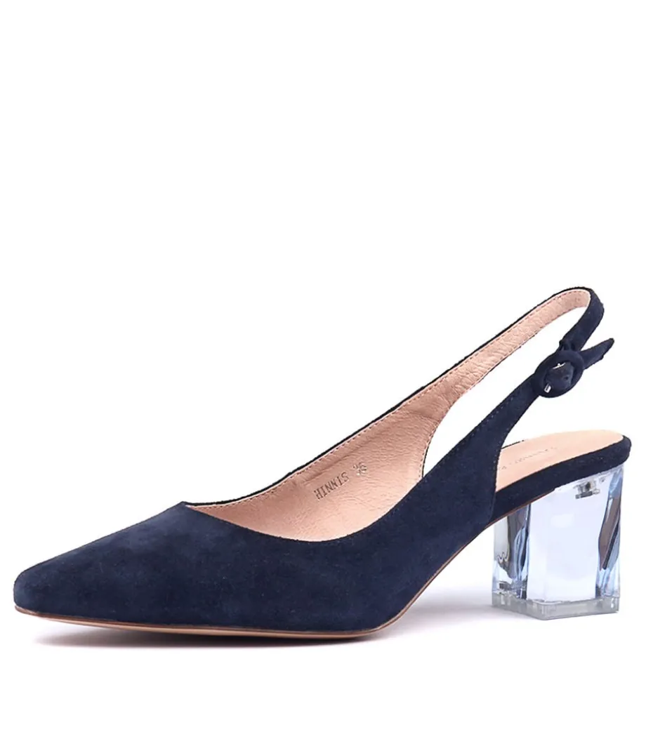 Hinnis Navy Suede