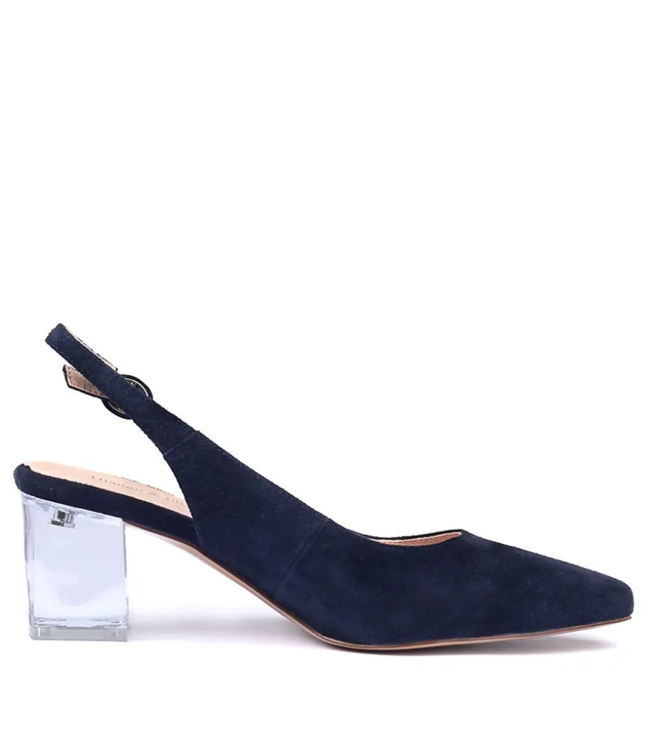 Hinnis Navy Suede