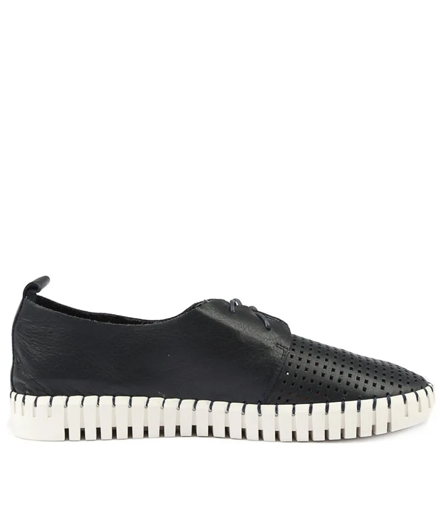 Huston Navy Leather
