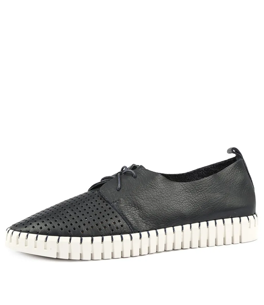 Huston Navy Leather