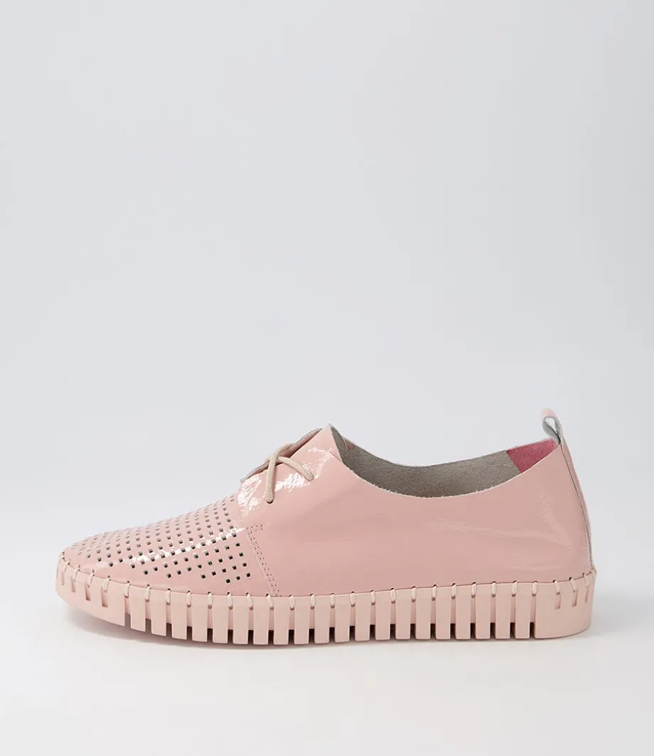 Huston Pink Patent Leather Sneakers
