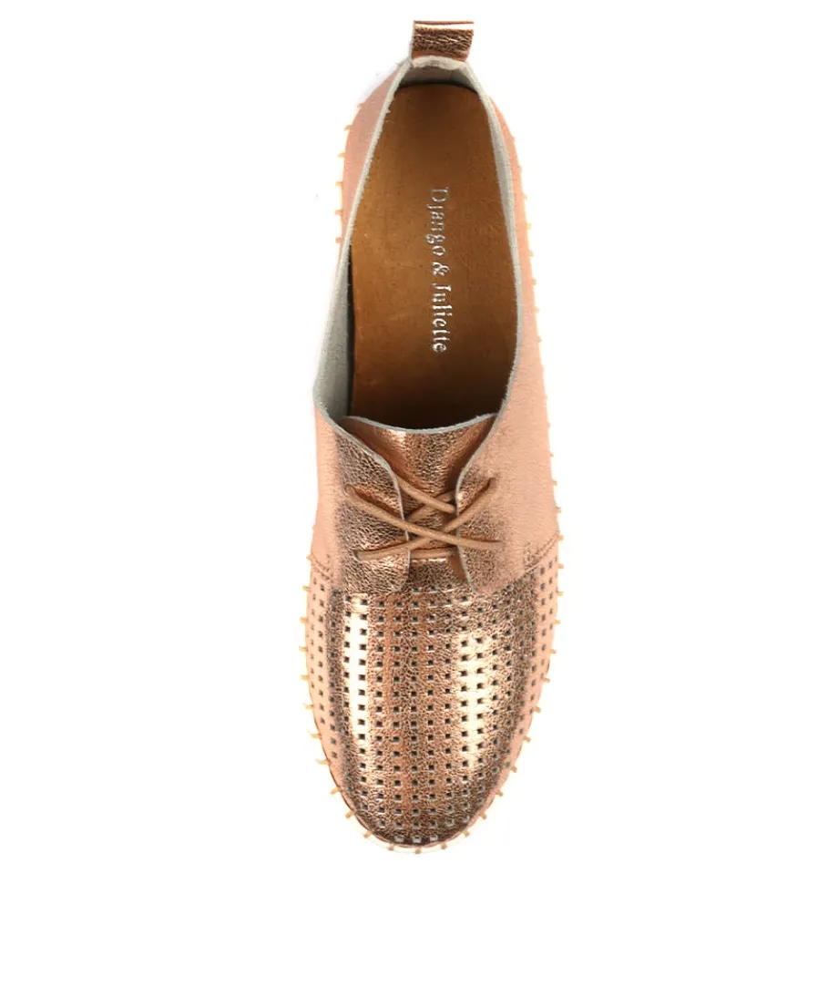 Huston Rose Gold Leather