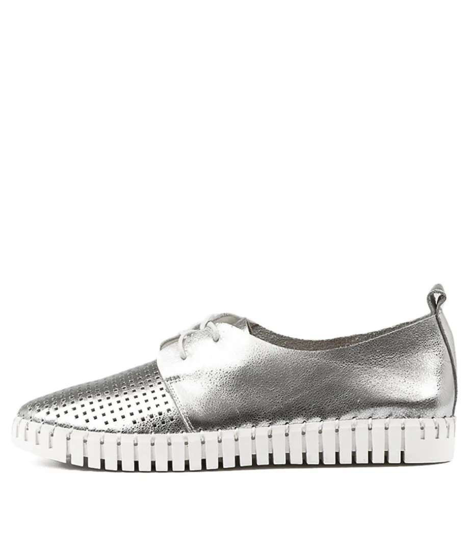 Huston Silver Leather
