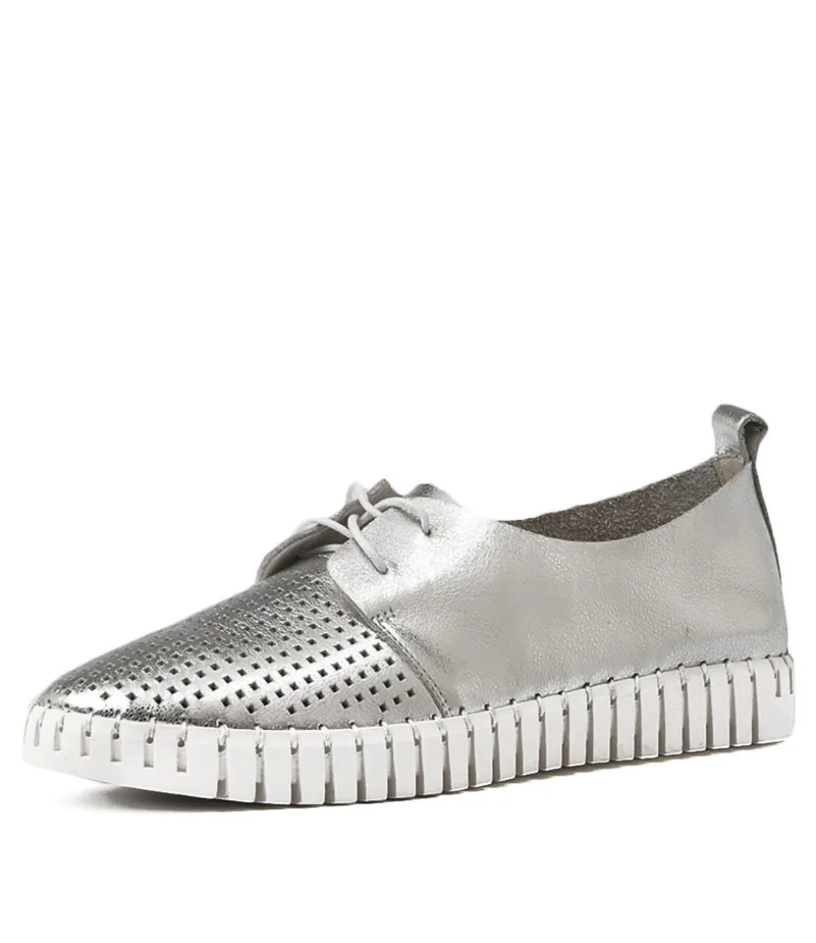 Huston Silver Leather