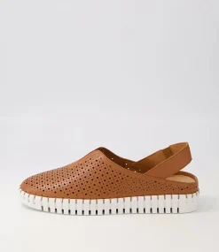 Huyla Scotch White Leather Sneakers