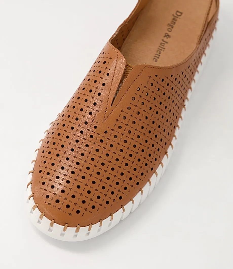 Huyla Scotch White Leather Sneakers