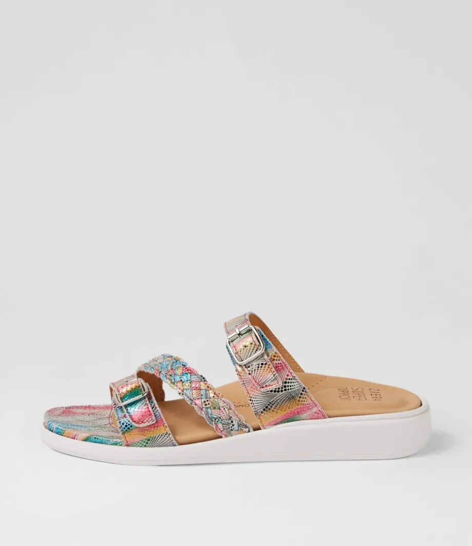 Ianna W Multi Dot Leather Sandals