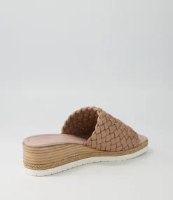Idalis Cappuccino Leather Espadrilles