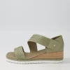 Ide Khaki Weave Leather Espadrilles