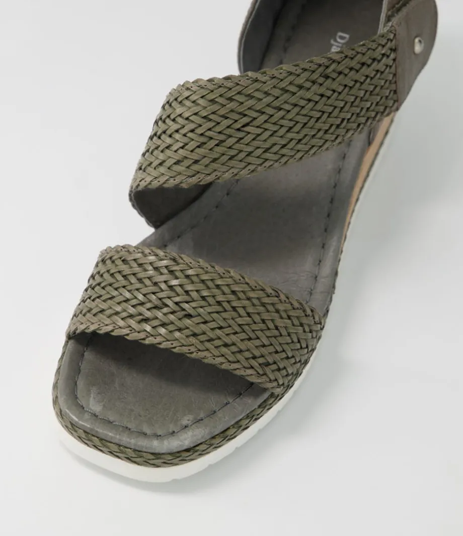 Ide Smoke Weave Leather Espadrilles