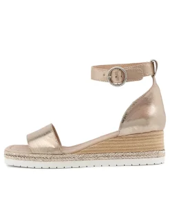 Idola Platino Scratch Leather Sandals