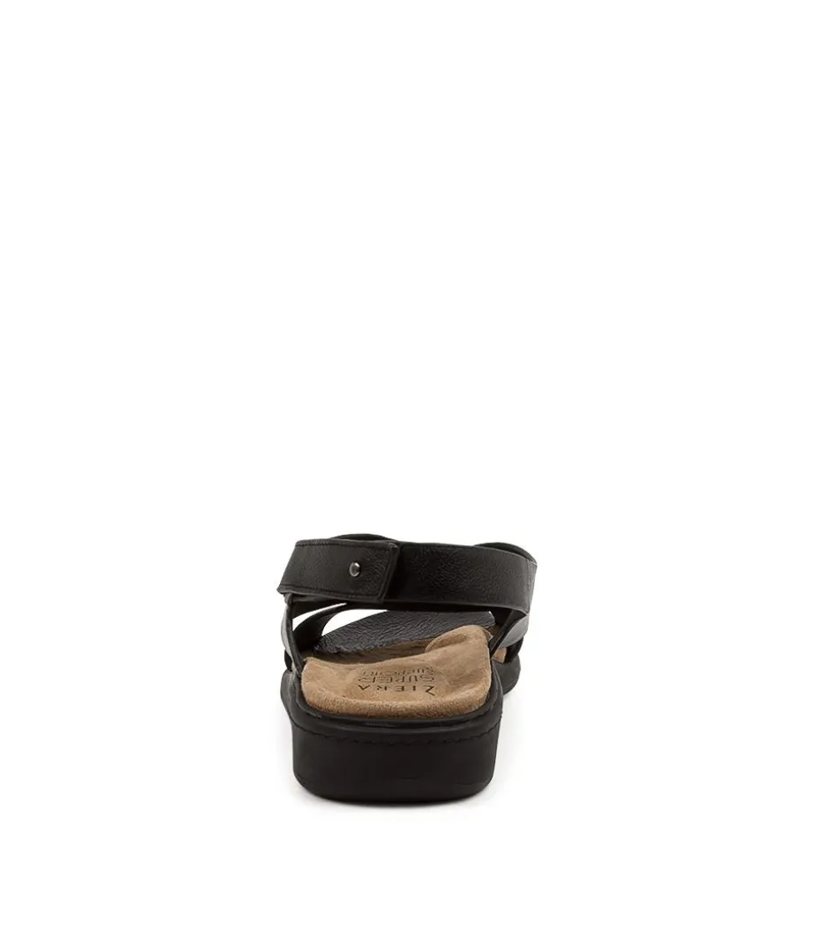 Ilda W Black-Black Leath