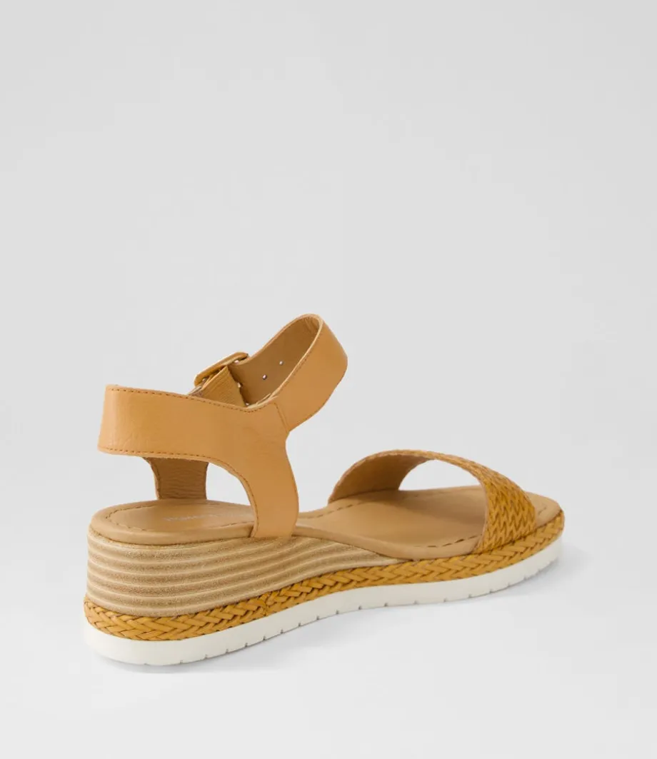 Imari Mandarin Weave Leather Sandals
