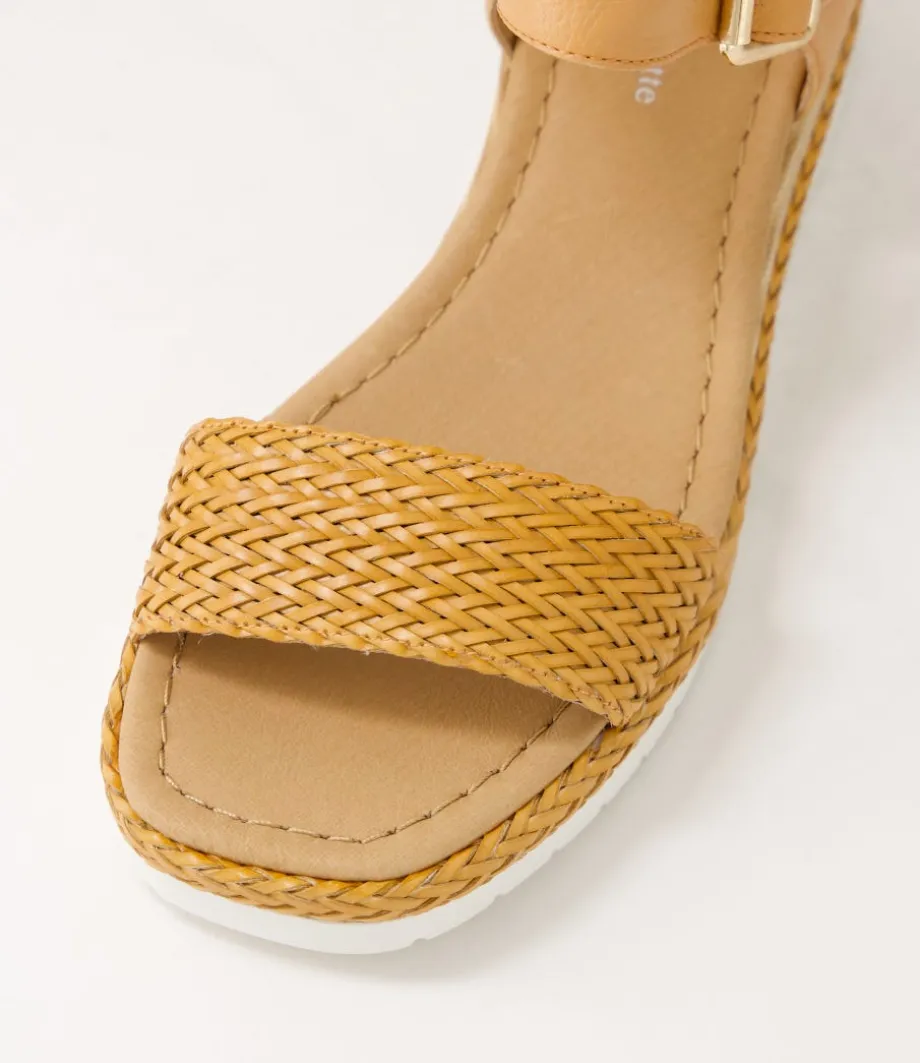 Imari Mandarin Weave Leather Sandals