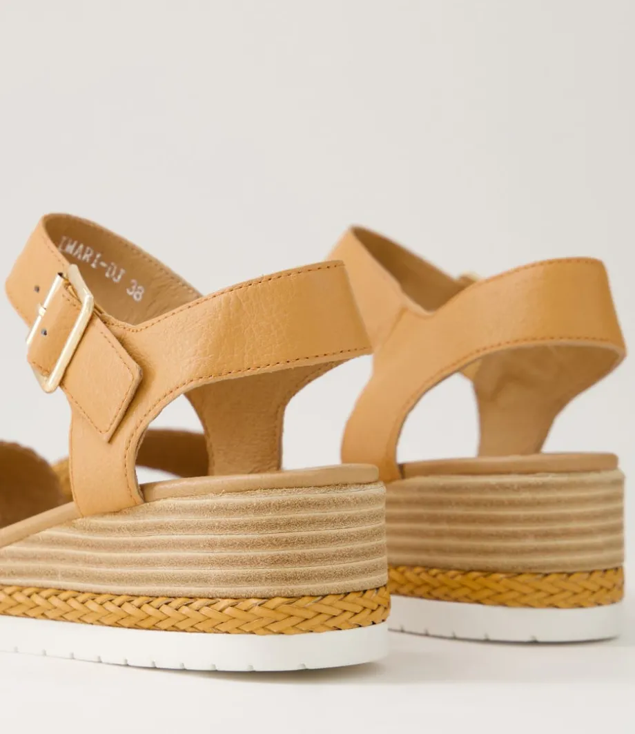 Imari Mandarin Weave Leather Sandals