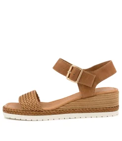 Imari Tan Weave-Leather