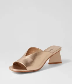 Inkley Champagne Leather Sandals