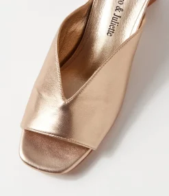 Inkley Champagne Leather Sandals
