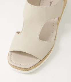 Ippa Almond Leather Espadrilles
