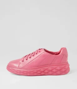 Irsia New Pink Leather Sneakers