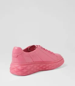 Irsia New Pink Leather Sneakers