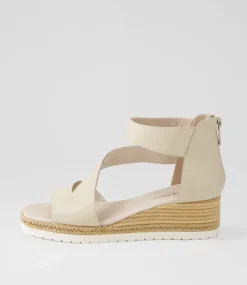 Ismet Almond Leather Espadrilles