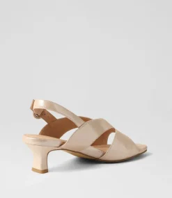 Ivide Xw Nude Shimmer Leather Sandals