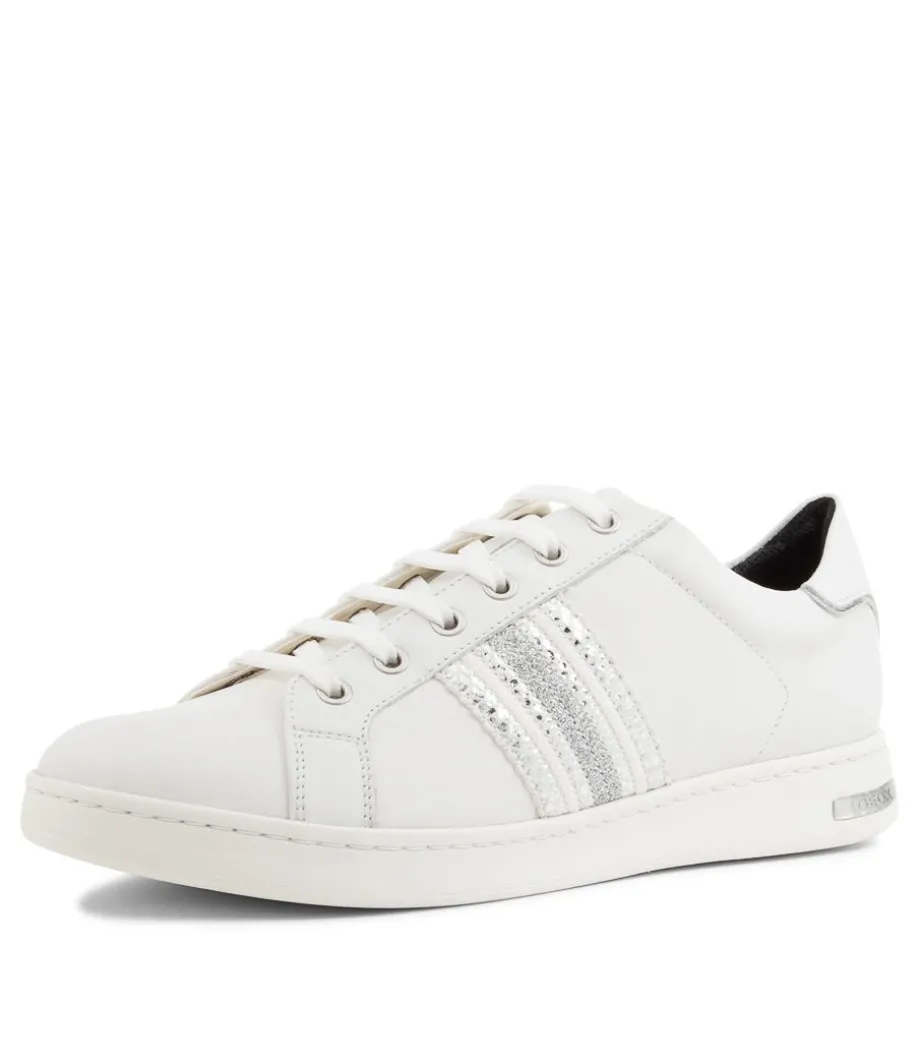 Jaysen White Leather Sneakers