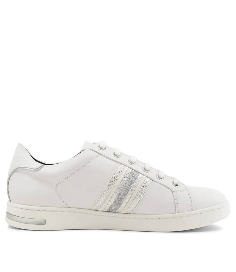 Jaysen White Leather Sneakers
