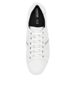 Jaysen White Leather Sneakers