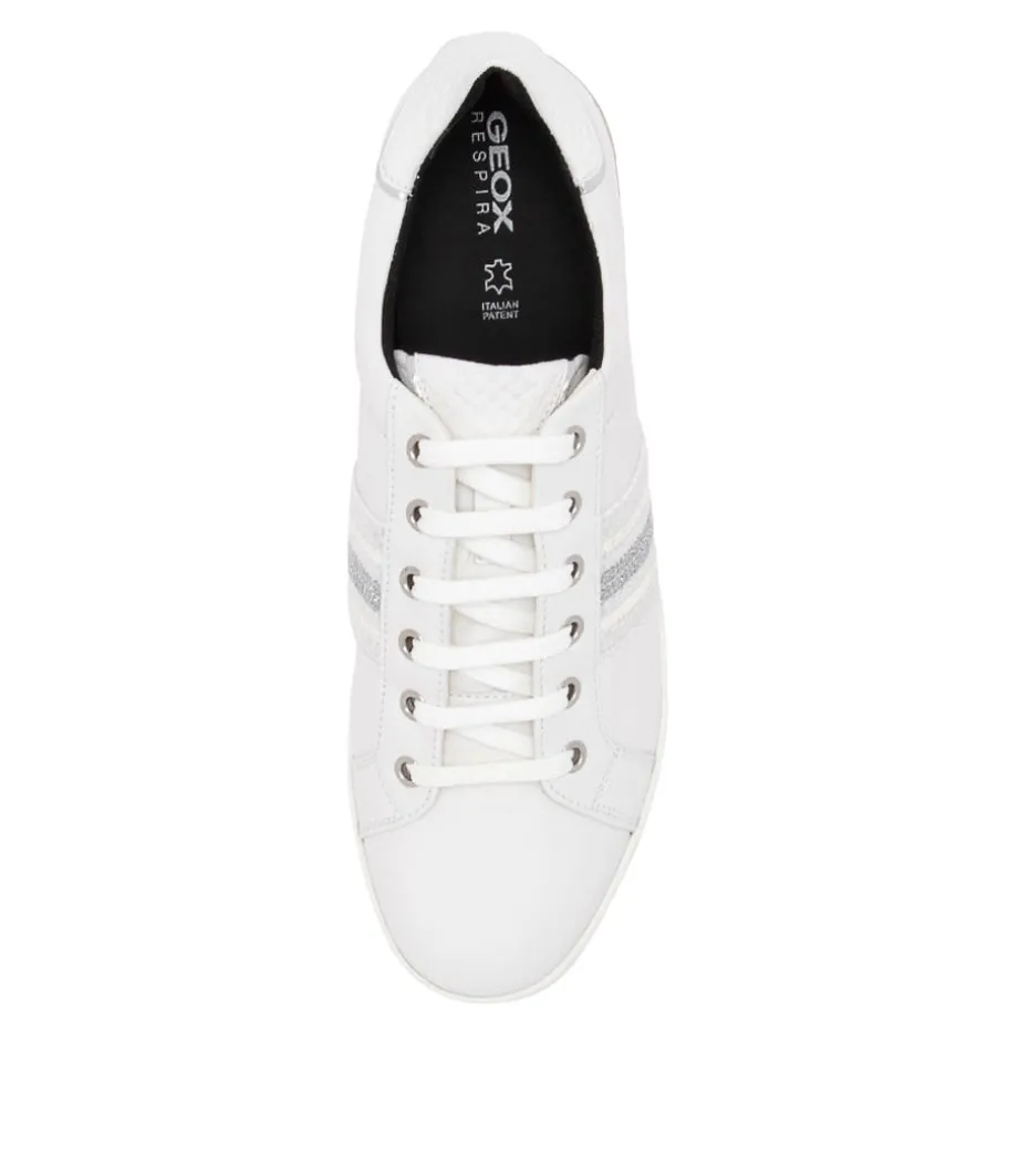 Jaysen White Leather Sneakers